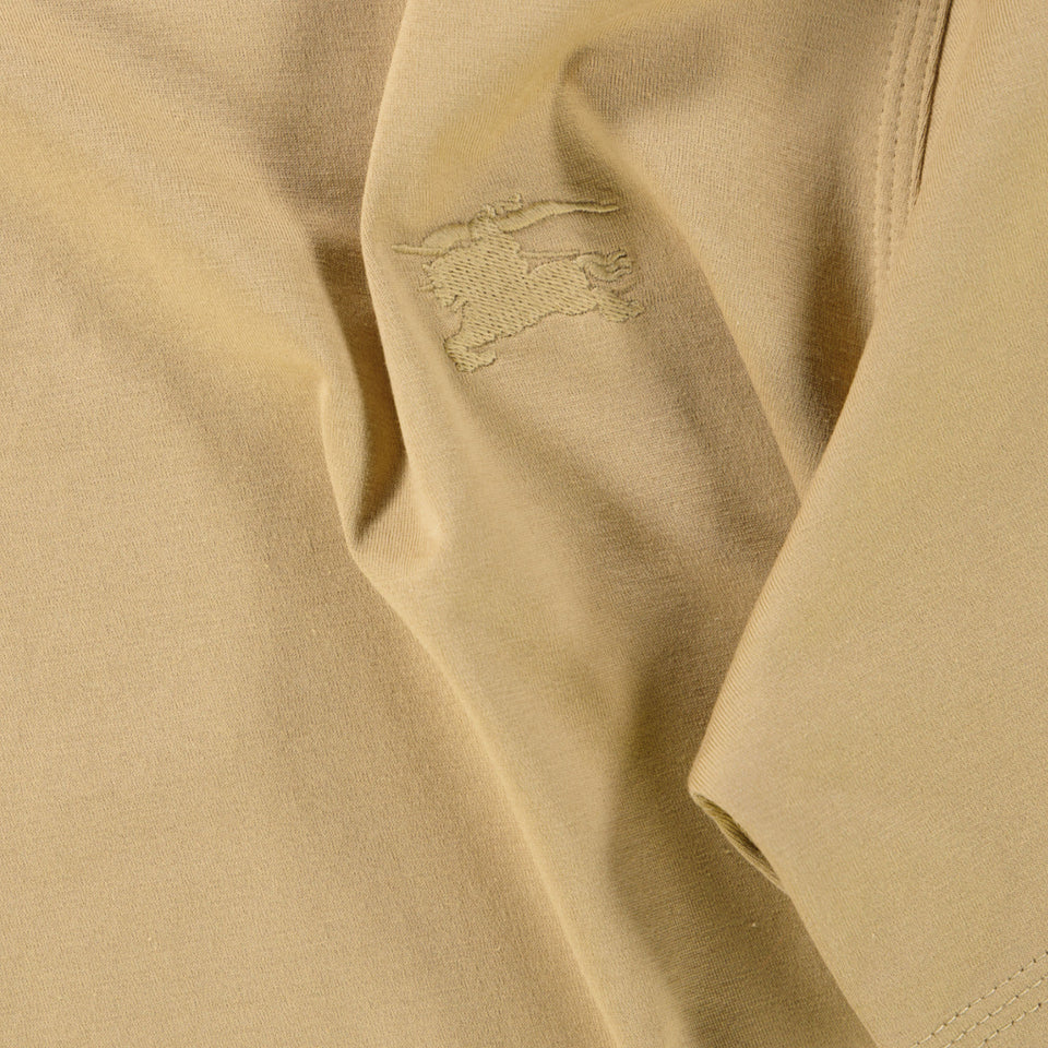 Burberry Kinder Unisex T-Shirt In Zand