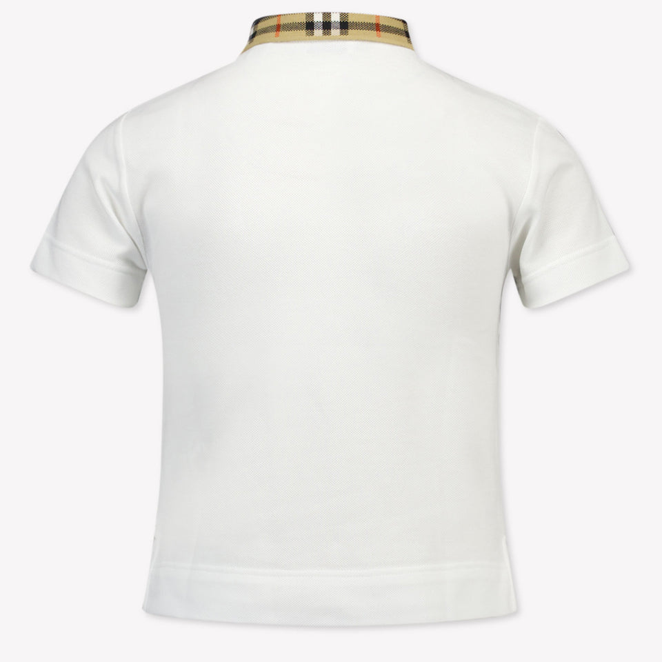 Burberry Johane Kids Boys Polo White