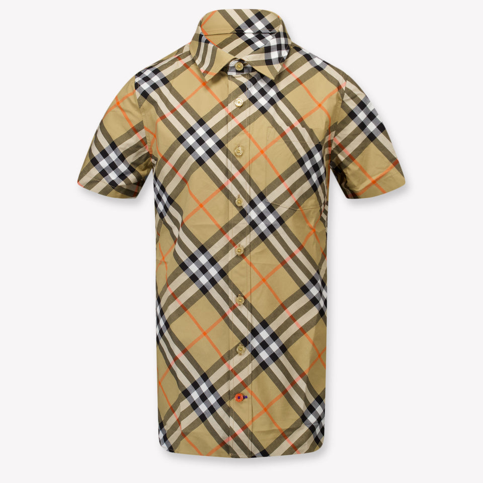 Burberry Kids Boys Blouse  Beige