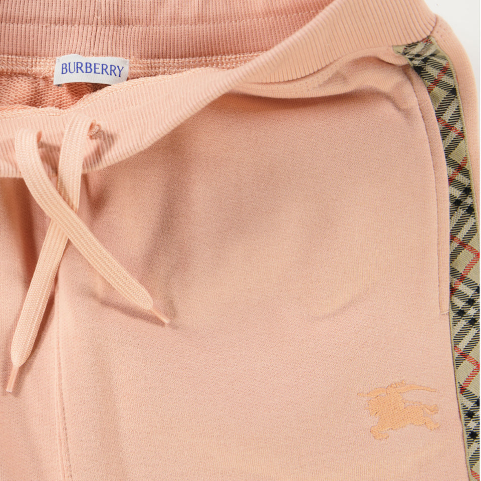 Burberry Kids Girls  Pants Light Pink