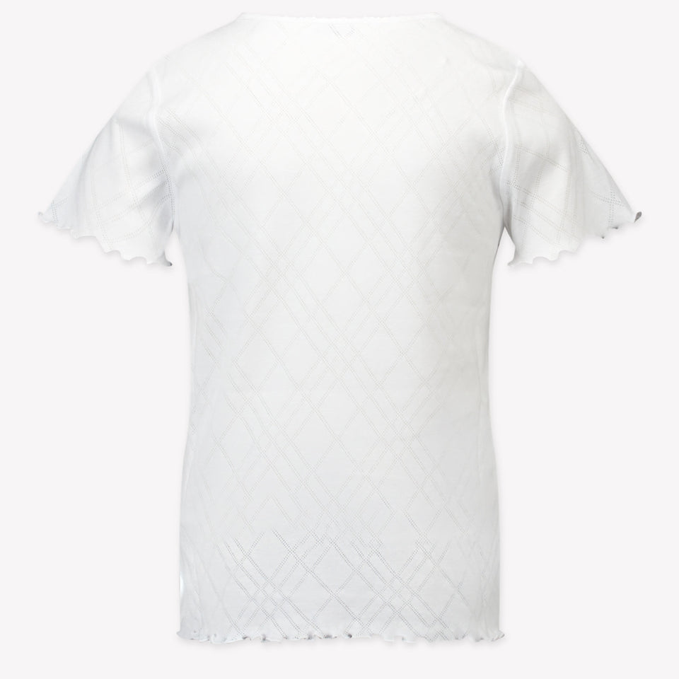 Burberry Kinder Meisjes T-Shirt In Wit