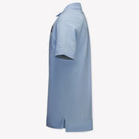 Burberry Kids Boys Polo  Light Blue