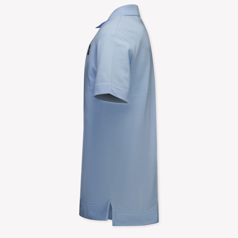 Burberry Kids Boys Polo  Light Blue
