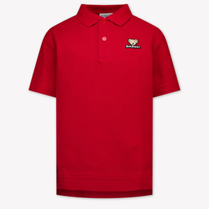Burberry Kinder Jongens Polo In Rood