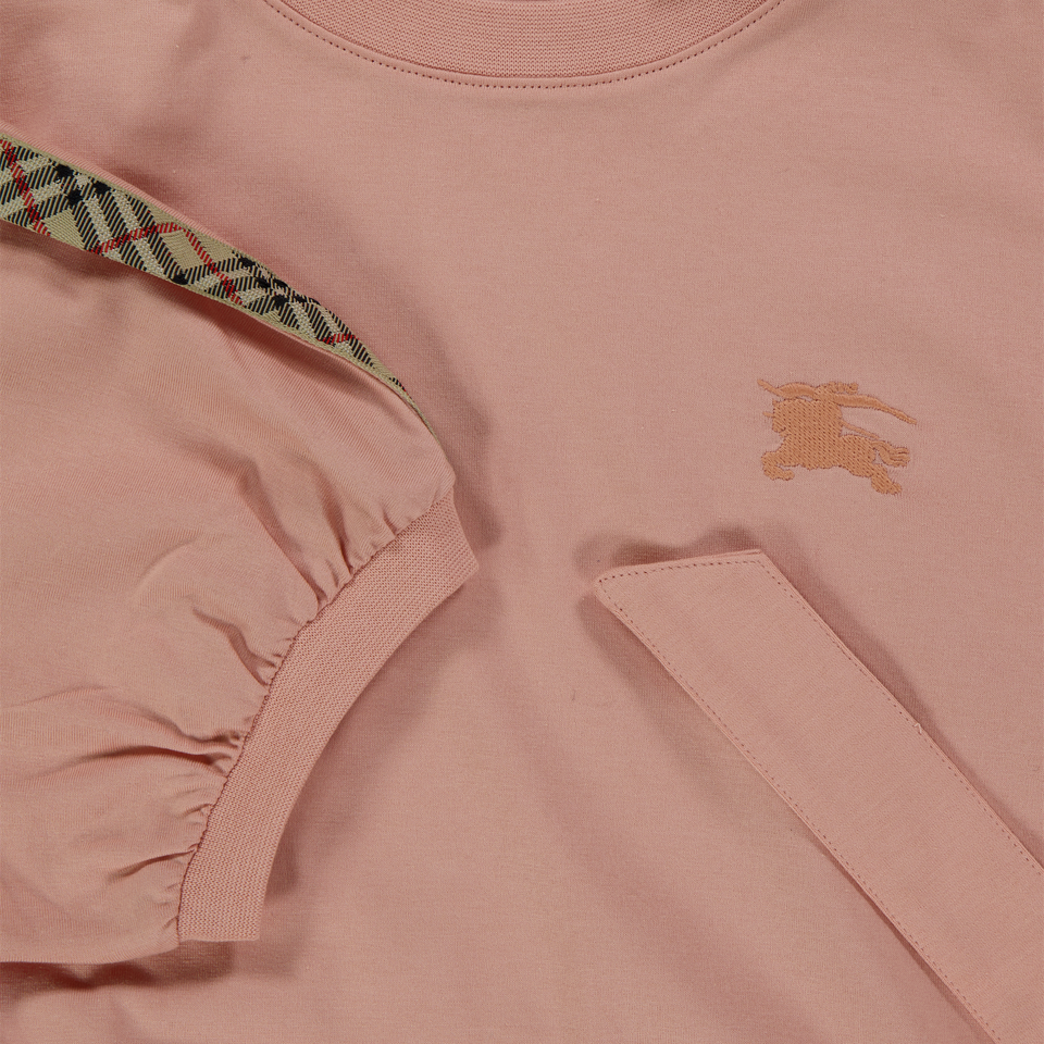 Burberry Kids Girls Dress Light Pink