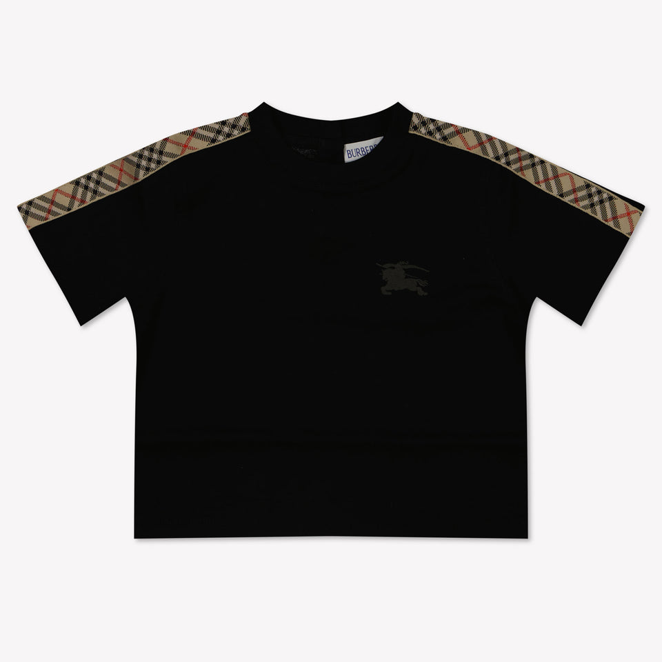 Burberry Cedar Baby Unisex T-Shirt In Black