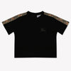 Burberry CEDAR Baby Unisex T-Shirt In Black