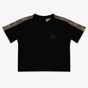 Burberry CEDAR Baby Unisex T-Shirt In Black