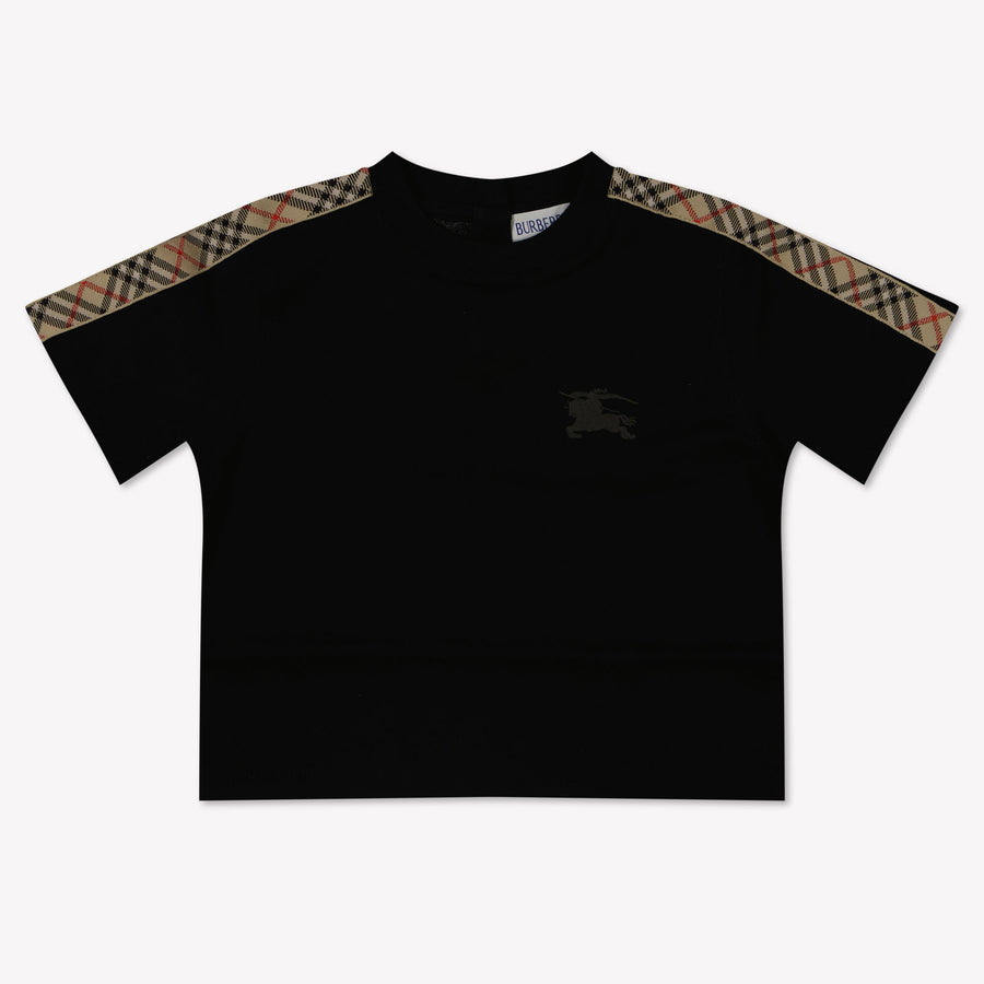 Burberry CEDAR Baby Unisex T-Shirt In Black