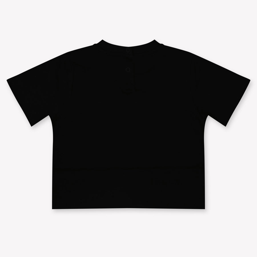 Burberry CEDAR Baby Unisex T-Shirt In Black