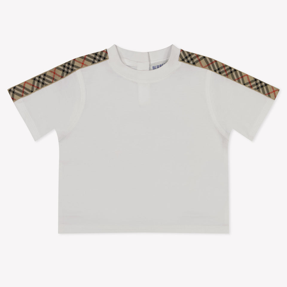 Burberry Cedar Baby Unisex T-Shirt In White
