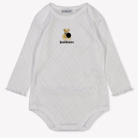Burberry Baby Girls Bodper  White