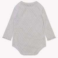 Burberry Baby Girls Bodper  White