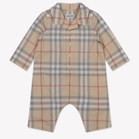 Burberry Andreas Baby Boys Playsuit  Light Beige