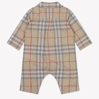 Burberry Andreas Baby Boys Playsuit  Light Beige