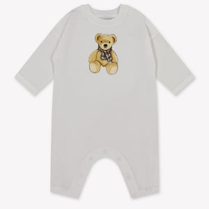 Burberry Baby Unisex Playsuit  White