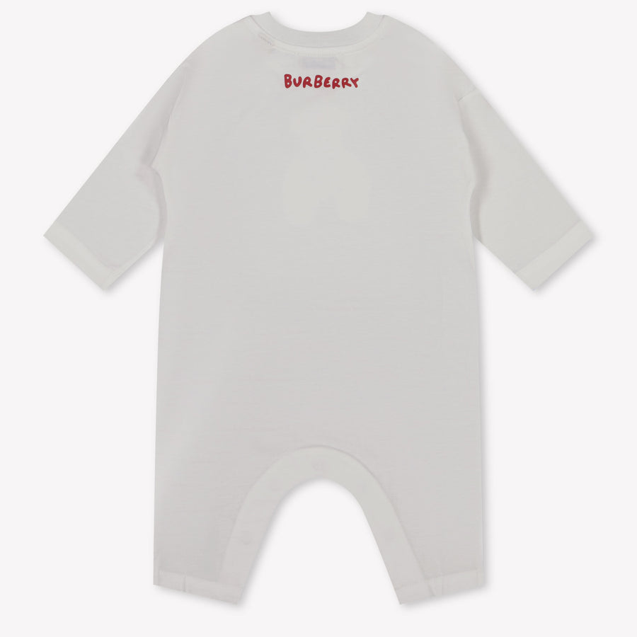 Burberry Baby Unisex Playsuit  White