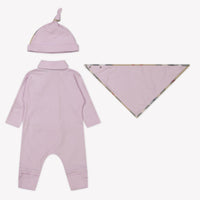 Burberry Baby Girls Playsuit  Light Pink