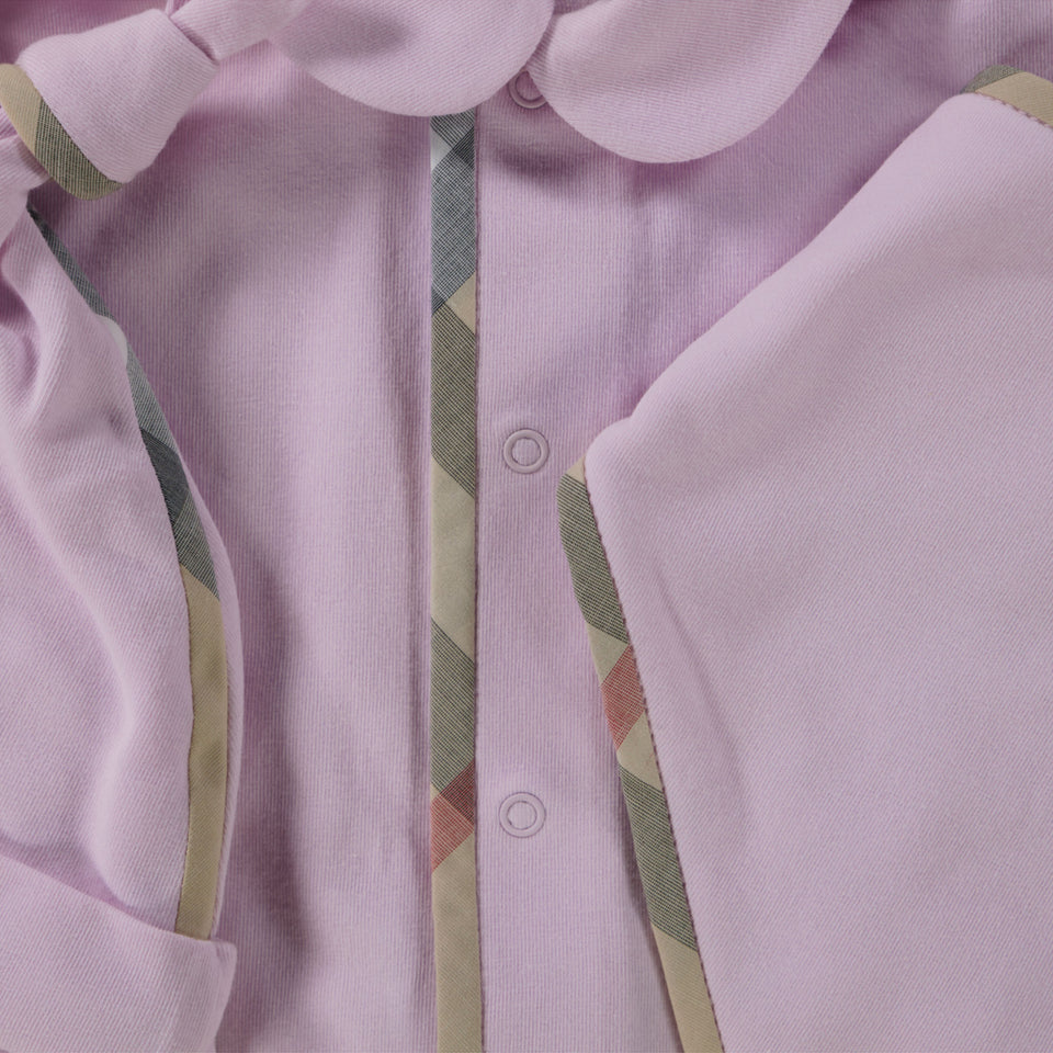 Burberry Baby Meisjes Boxpakje In Licht Roze