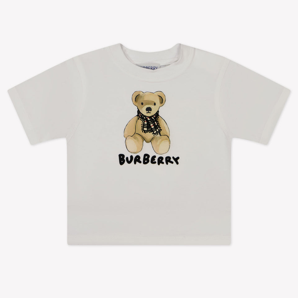 Burberry Baby Unisex T-Shirt  White