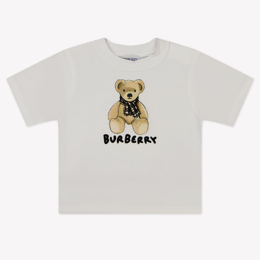 Burberry Baby Unisex T-Shirt  White