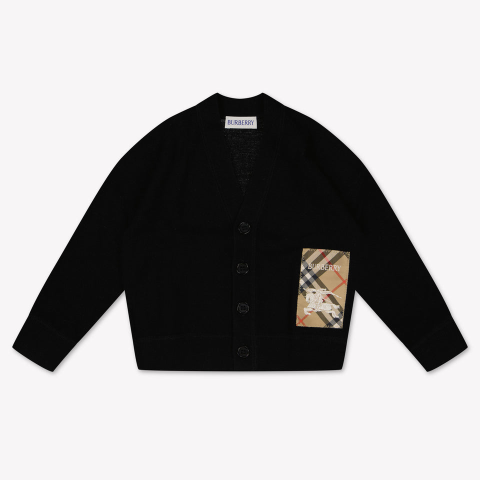 Burberry Baby Unisex Vest In Zwart