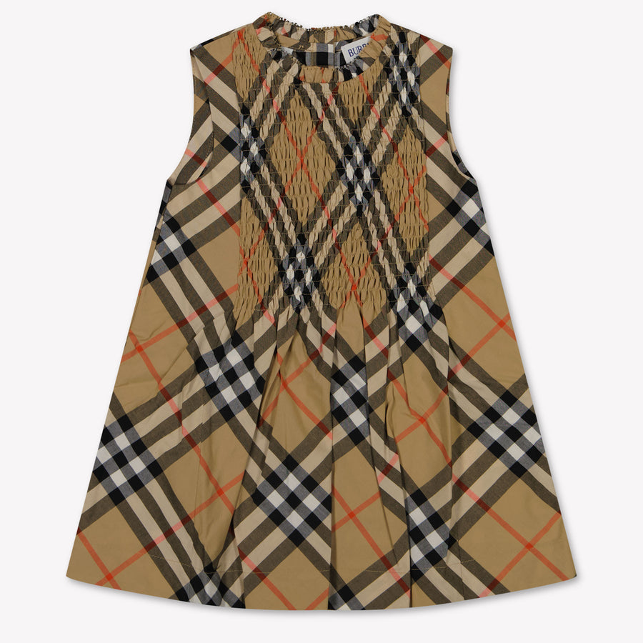 Burberry Yvette Baby Meisjes Jurk In Beige