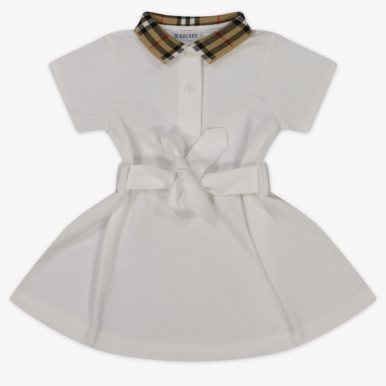 Burberry Astrid Baby Meisjes Jurk In Wit