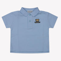 Burberry Baby Boys Polo  Light Blue
