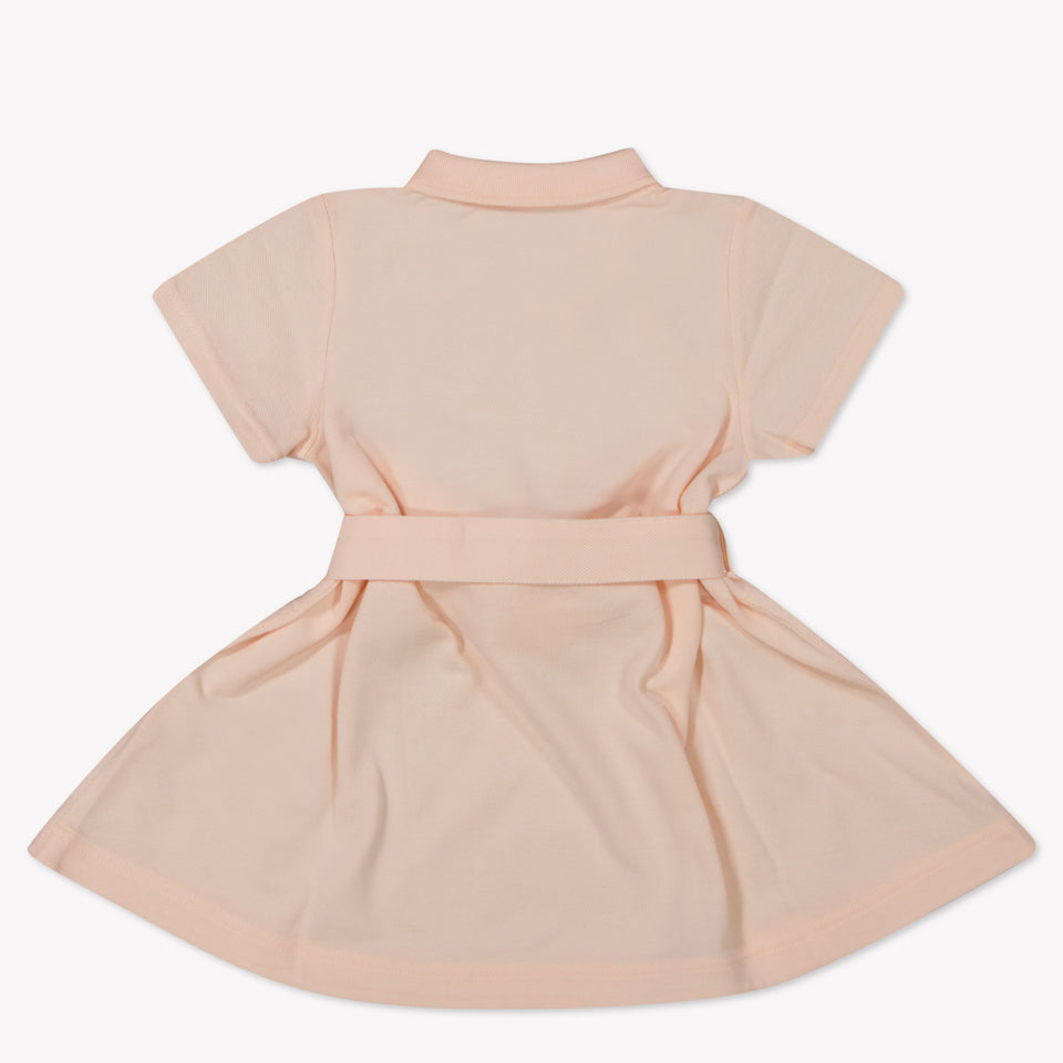 Burberry Baby Meisjes Jurk In Licht Roze