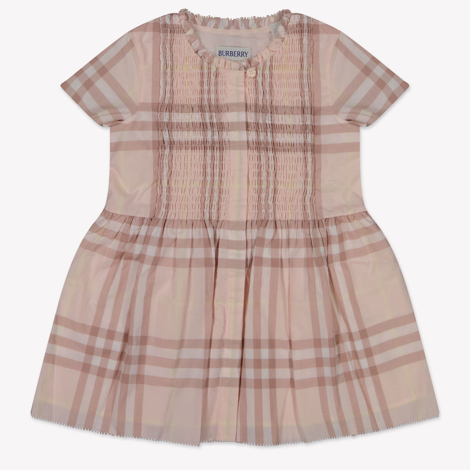 Burberry Rose Baby Girls Dress  Light Pink