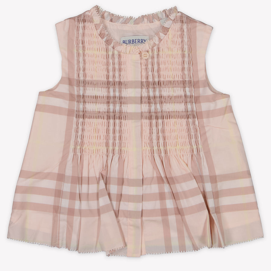 Burberry Baby Girls T-Shirt  Light Pink