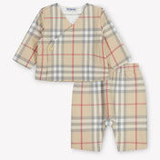 Burberry Baby Unisex Playsuit  Light Beige