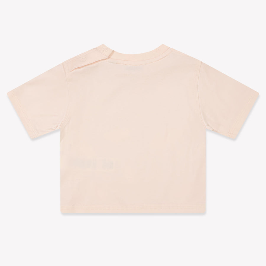 Burberry Baby Girls T-Shirt  Light Pink