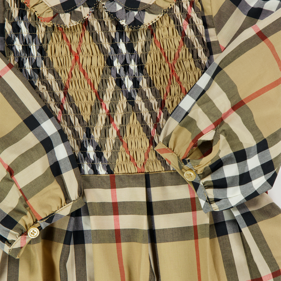 Burberry Ida Baby Girls Dress  Beige