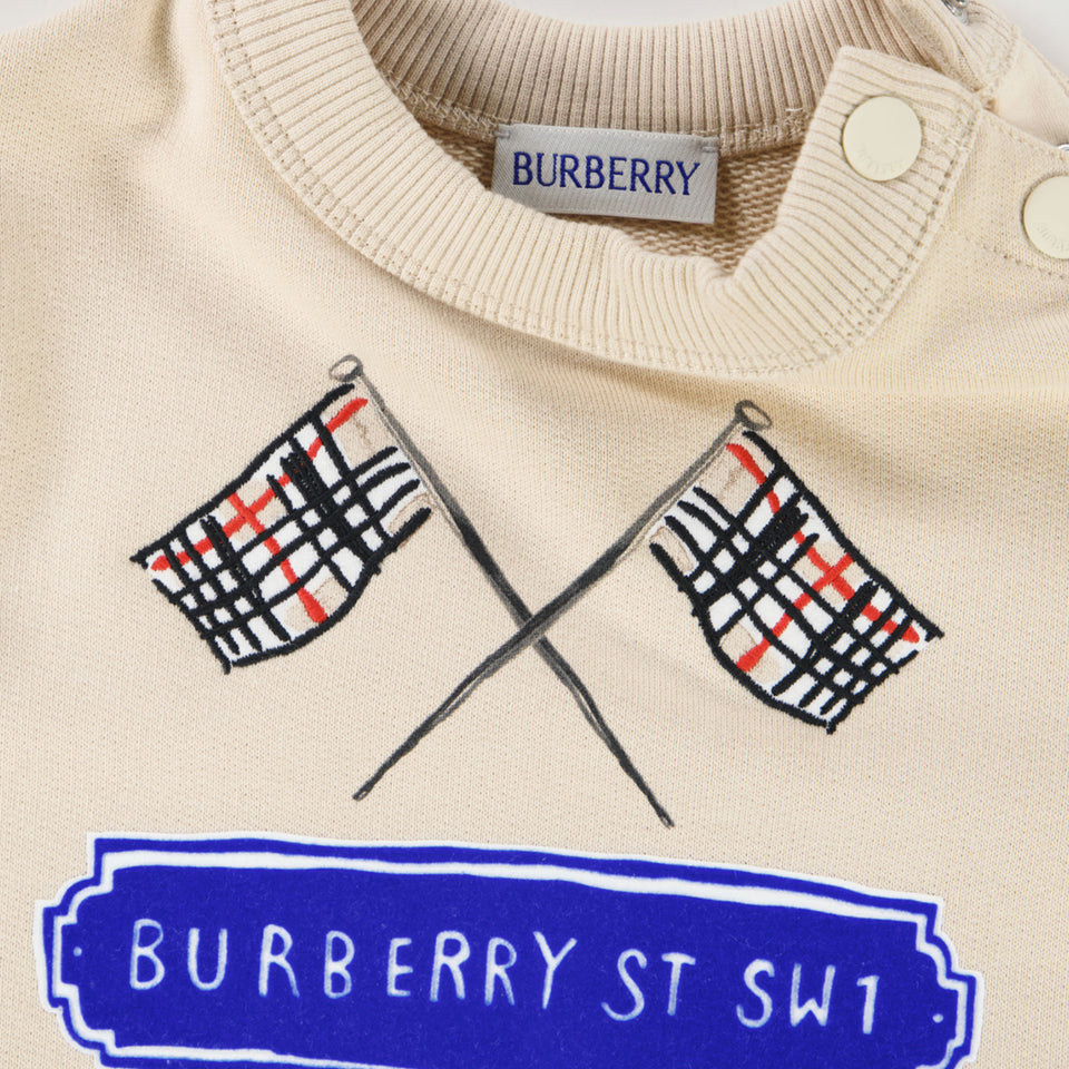 Burberry Baby Boys Sweater  Offwhite
