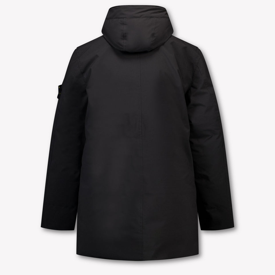 Stone Island Kids Boys Winter Jacket  Black