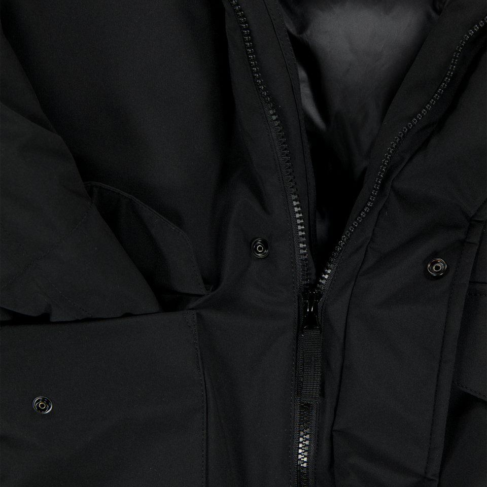 Stone Island Kids Boys Winter Jacket  Black