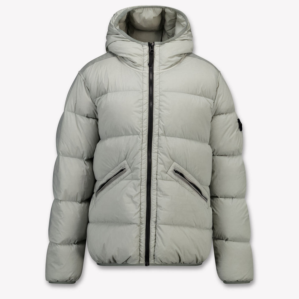 Stone Island Kids Boys Winter Jacket  Gray