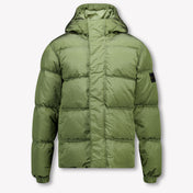 Stone Island Kids Boys Winter Jacket  Dark Green