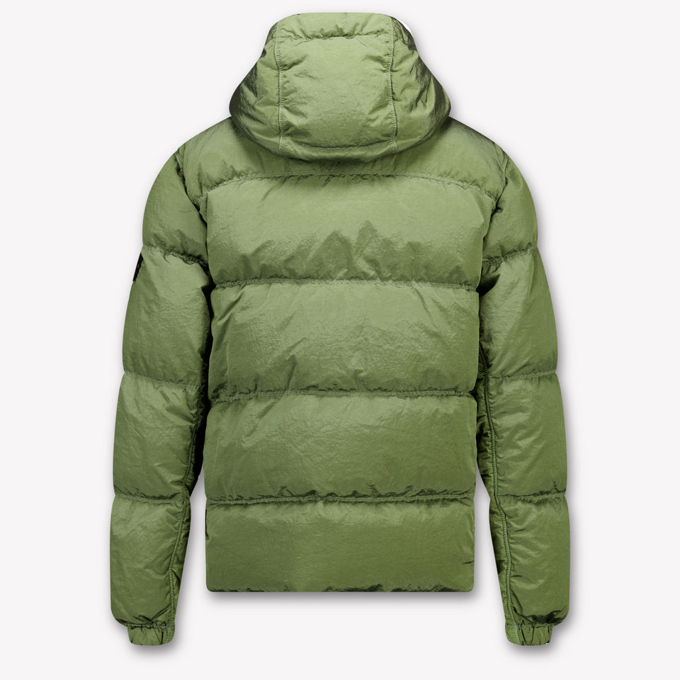 Stone Island Kids Boys Winter Jacket  Dark Green