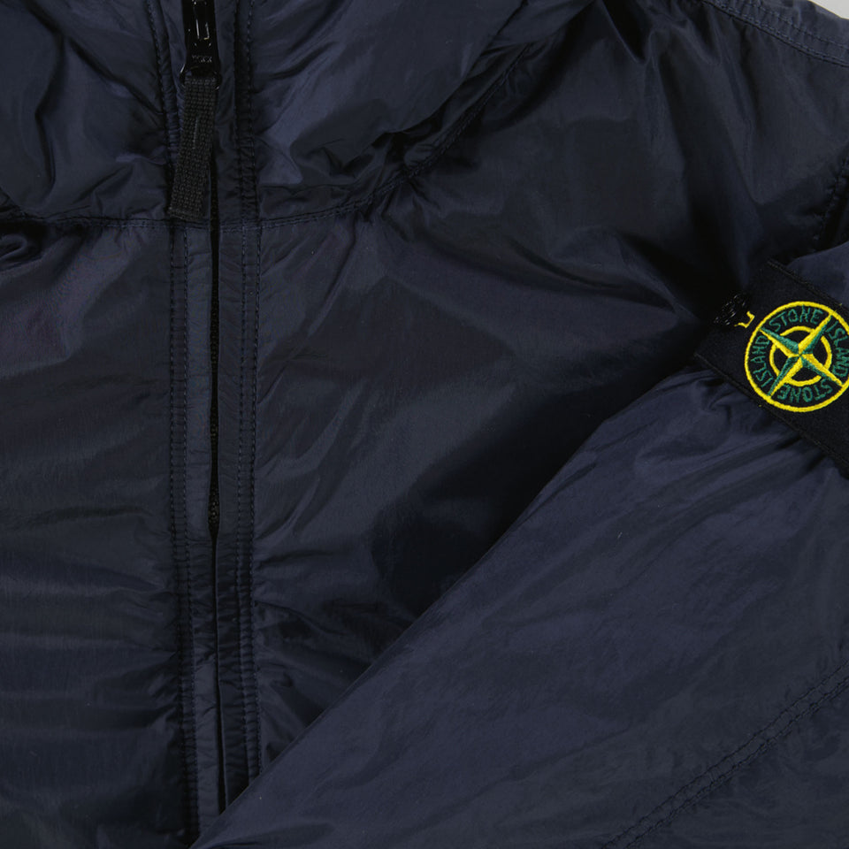 Stone Island Kinder Jongens Winterjas In Navy