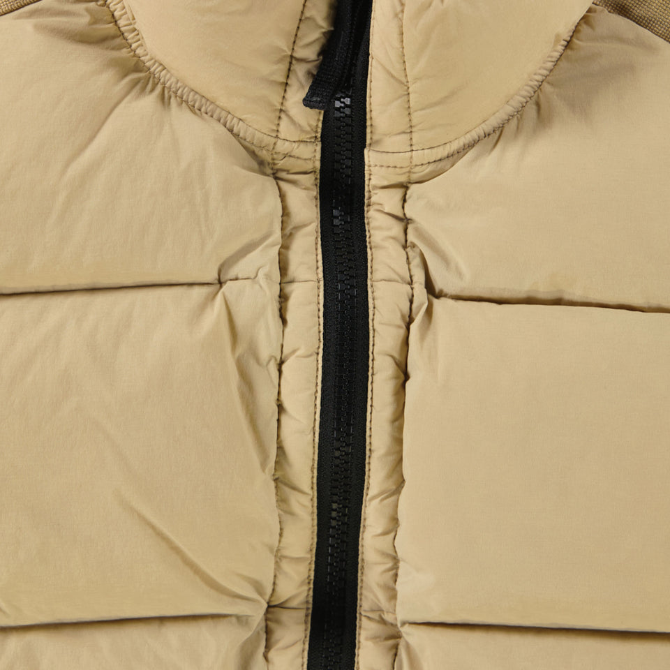 Stone Island Kids Boys Body Warmer  Beige