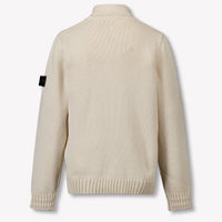 Stone Island Kids Boys Sweater  Offwhite