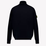 Stone Island Kids Boys Sweater  Navy