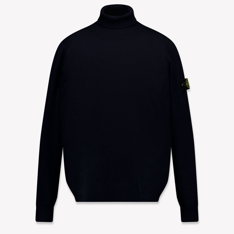 Stone Island Kids Boys Sweater  Navy