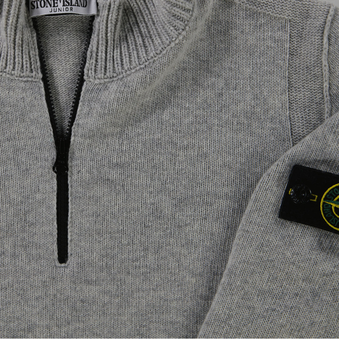 Stone Island Kids Boys Sweater  Gray