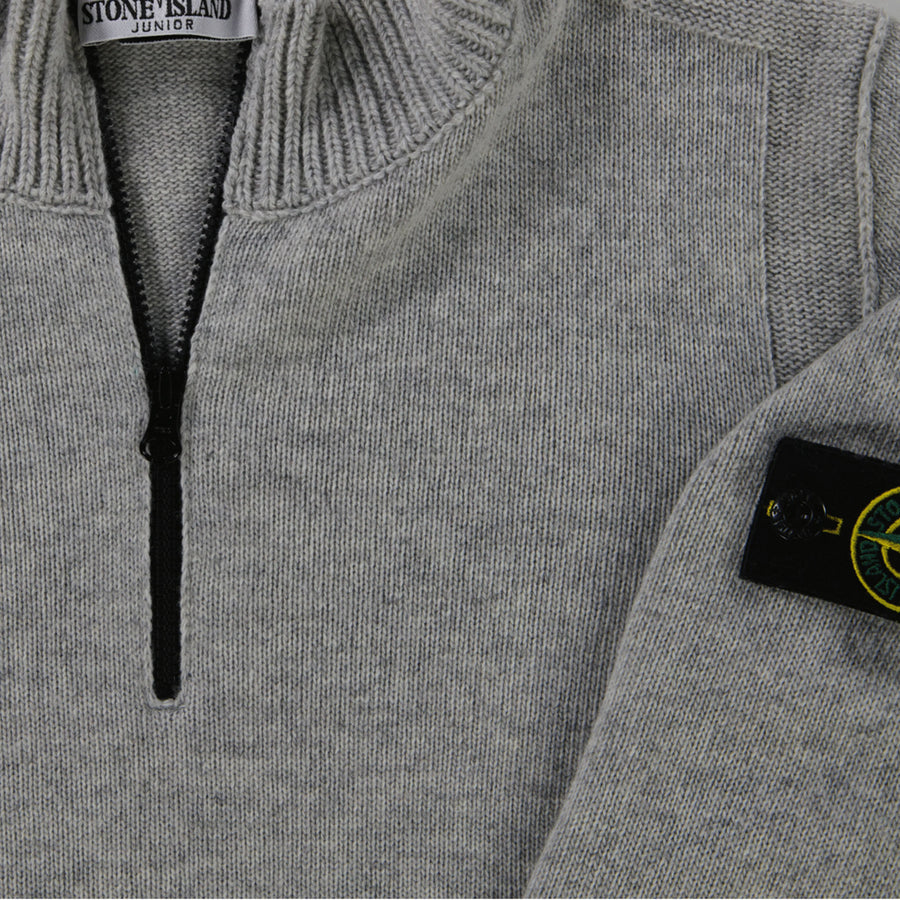 Stone Island Kids Boys Sweater  Gray