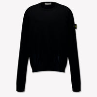 Stone Island Kids Boys Sweater  Black