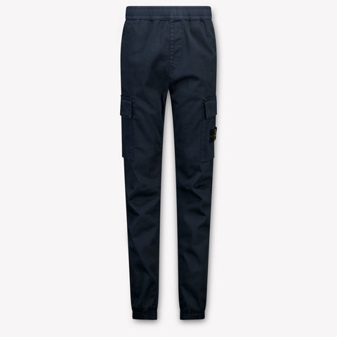 Stone Island Kids Boys  Pants Navy